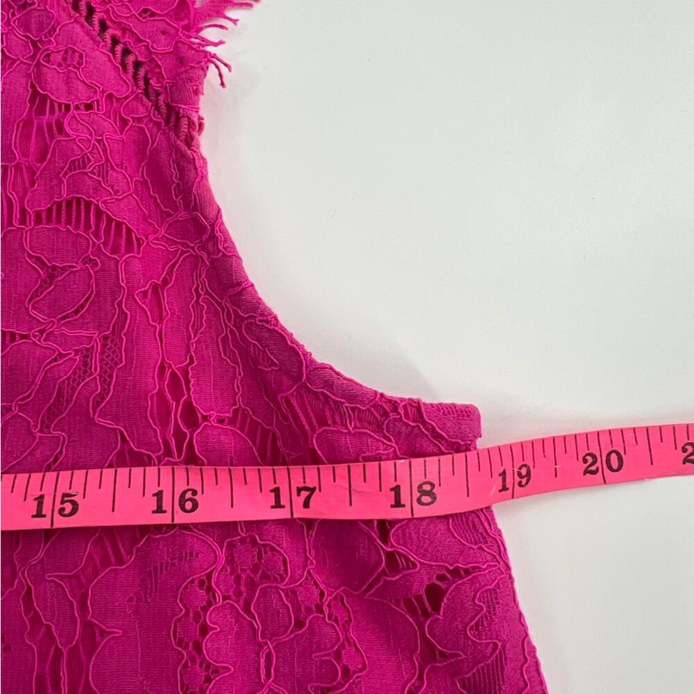 Generation love lace top steffina hot pink sz L - Picture 4 of 6